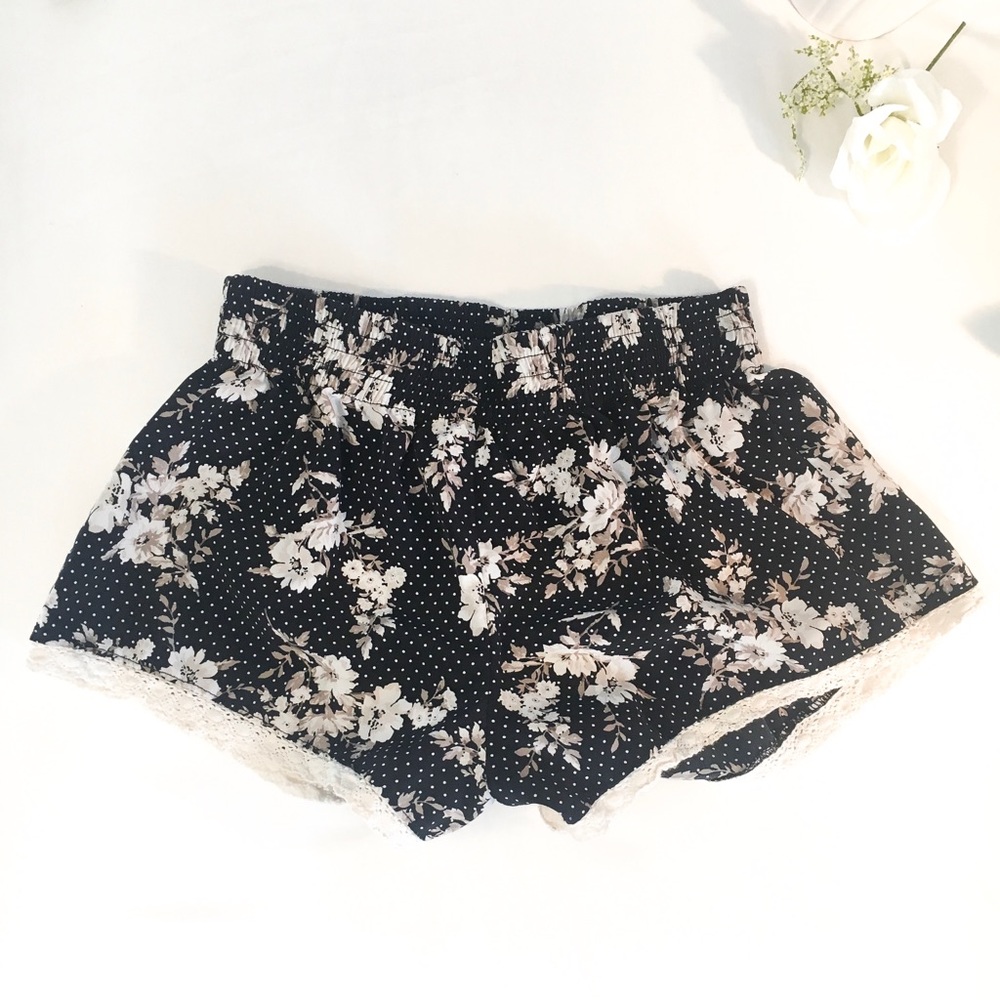 Floral Patterned Shorts
